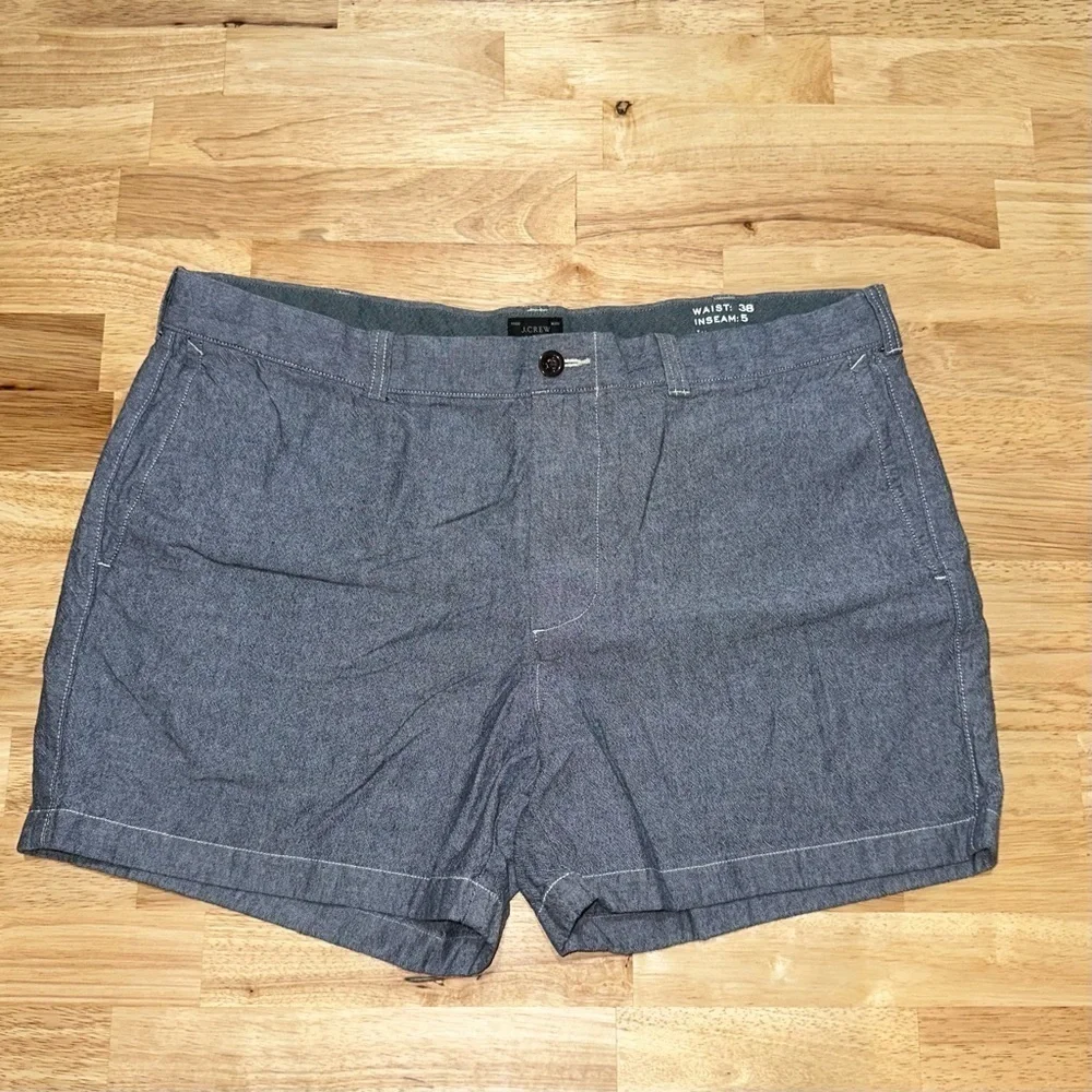 J. Crew Men's Flat Front Shorts - Blue